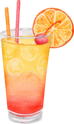 Tequila Sunrise Cocktail